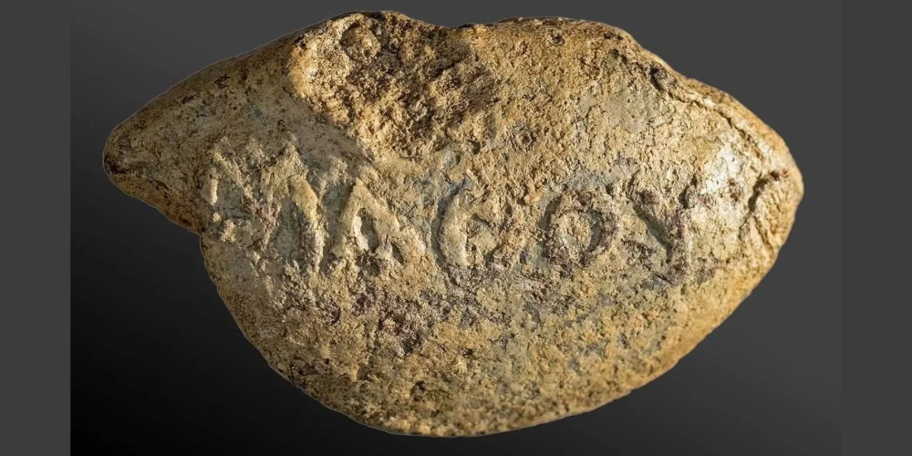 Archaeologists Find a 2,000-Year-Old Sling Bullet Inscribed “Learn”