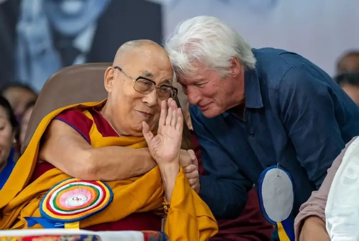 Richard Gere with Dalai Lama