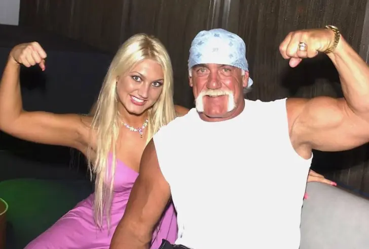 Brooke Hogan with Hulk Hogan